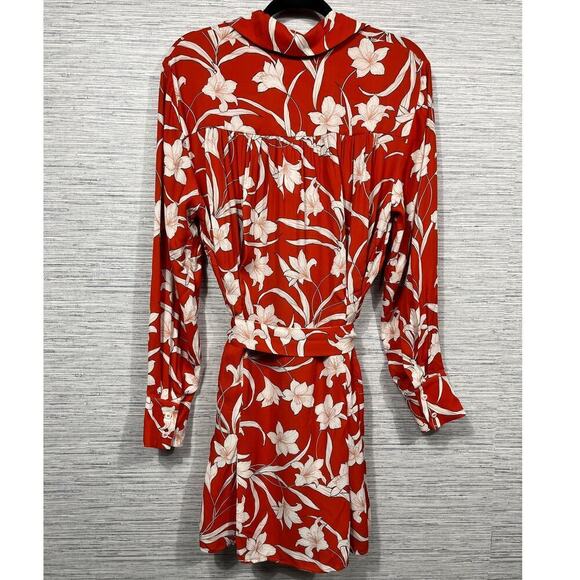 NWTS REISS Tilda Print Shirt Dress / Size-4 - Picture 5 of 16